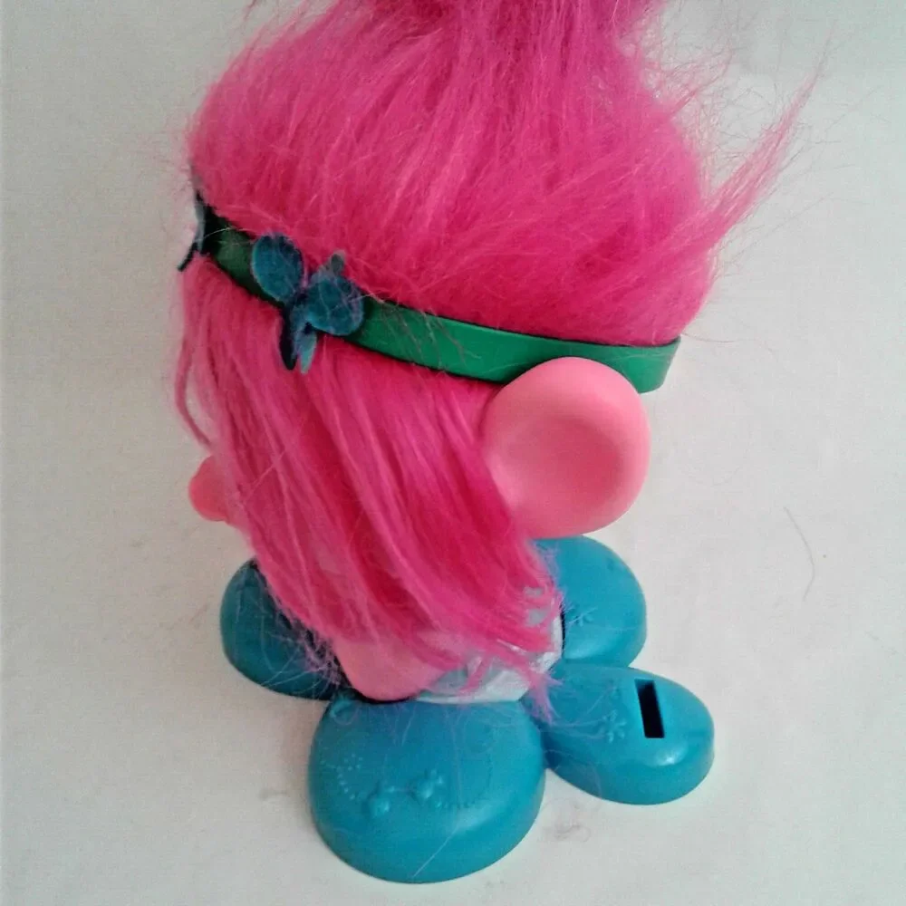 Just Play Trolls Poppy Pink Roll Play Pretend Styling Station Standing Head 12
